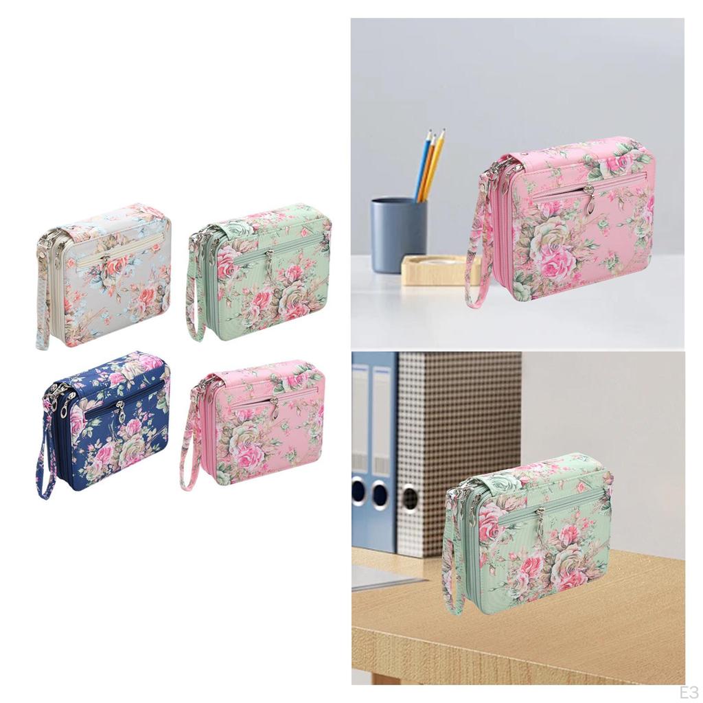 72 přihrádek Pouzdro na tužky Zipové pouzdro Taška Oxford Organizér na pera pro kreslení Psaní Škola Kancelář Skladování