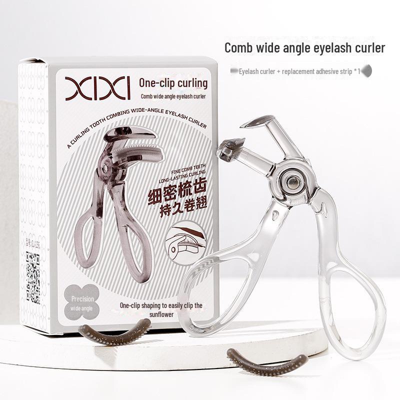 Ondulator de gene cu unghi larg de floarea-soarelui Xixi cu pieptene de ondulare cu un singur clip pentru forma naturala, de lunga durata a genelor