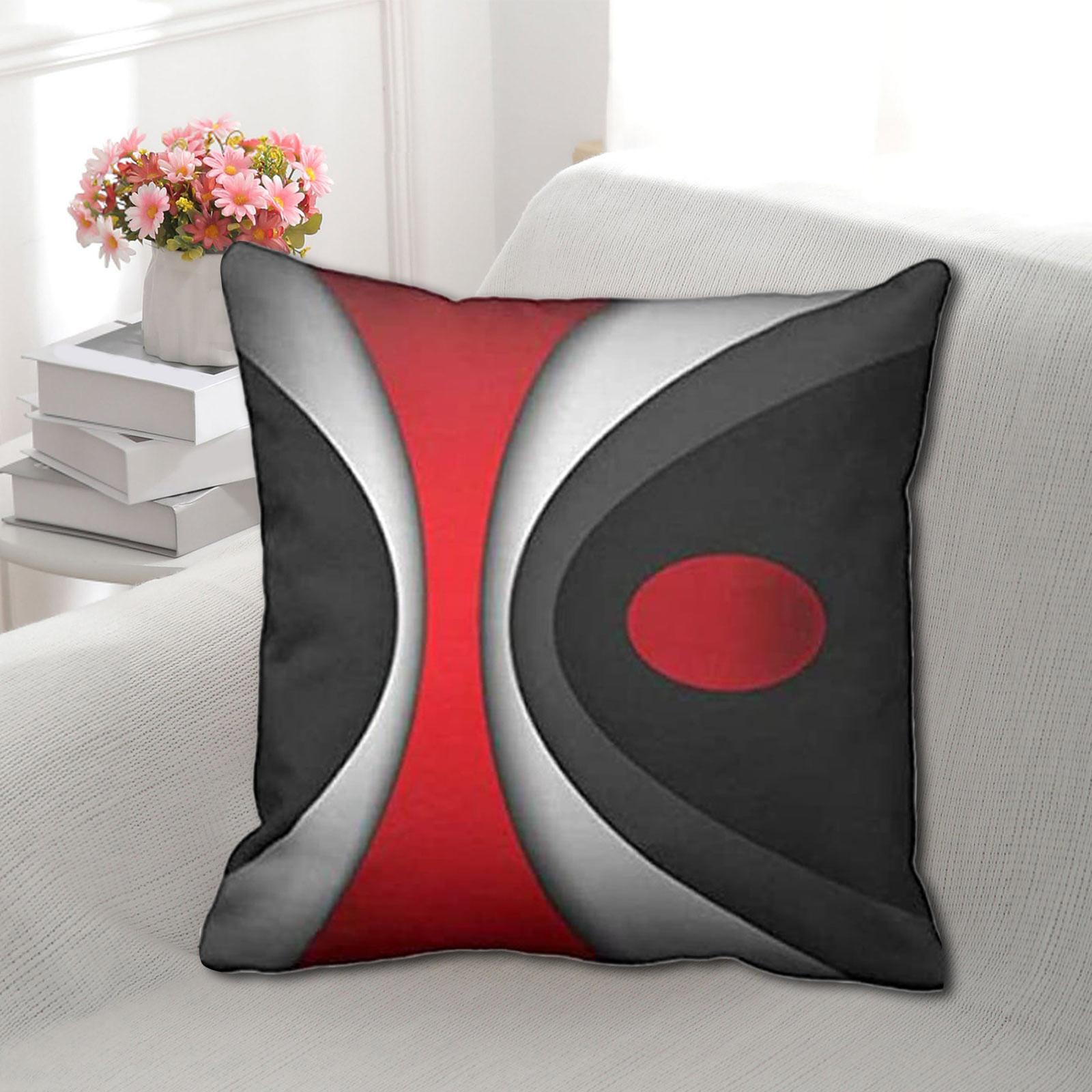 Abstract Red Series Geometric Pillow Cover Abstraction Cushion Sofa Sleeve Home Decoration Covers Geometric Abstract Cushion