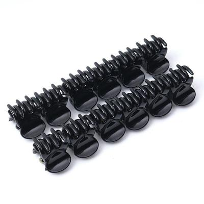12 Teile/sätze Mode Schwarz Krabben Haar Klaue Kunststoff Haarnadeln Haar Clips Clamp Haar Zubehör Für Geschenk