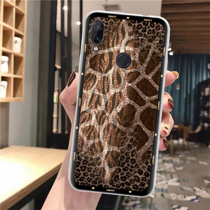 Animal Leopard Print Silicon Phone Case For Xiaomi Redmi Note 10 9S 9 8T 8 Pro 7 5 9T Mi 12T 11T 10T 12 11 Lite 11i A3 Cover