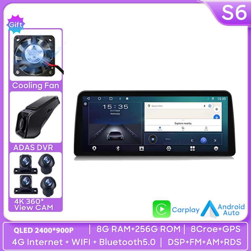 12.3" Android For Dodge Grand Caravan 2009-2020 4G Wifi BT High-performance GPS Navigation No 2din Auto Radio Stereo Head Unit