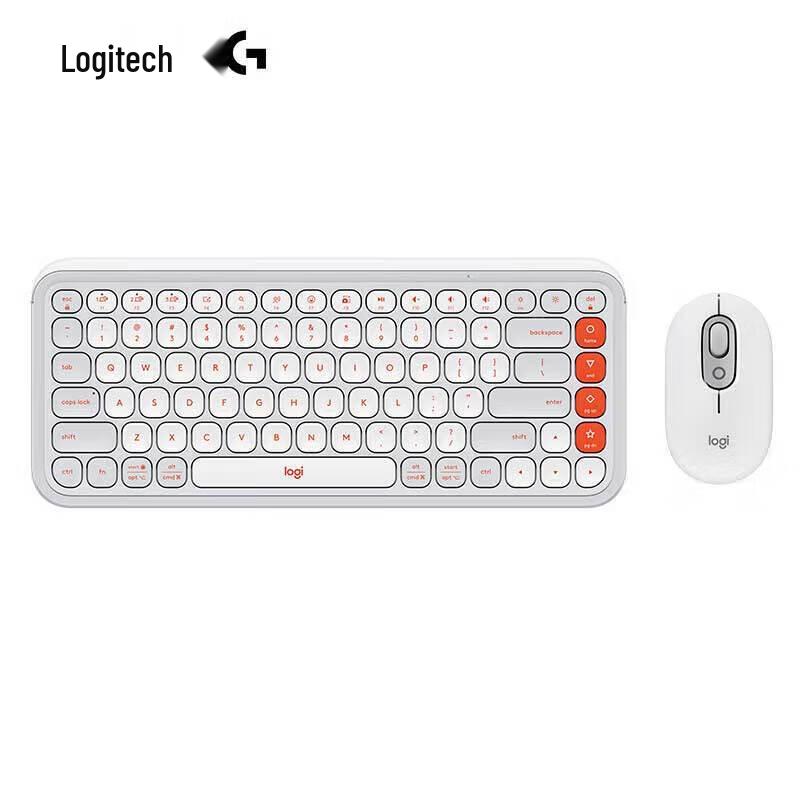 

Logitech POP ICON COMBO Wireless Keyboard and Mouse Set
