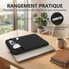 Housse Ordinateur 15" avec Pochette - Anti-Rayures pour MacBook Air/Pro HP Asus Lenovo - Noir