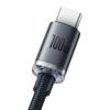 Cable for fast charging and data transfer USB USBC 100W 2m black