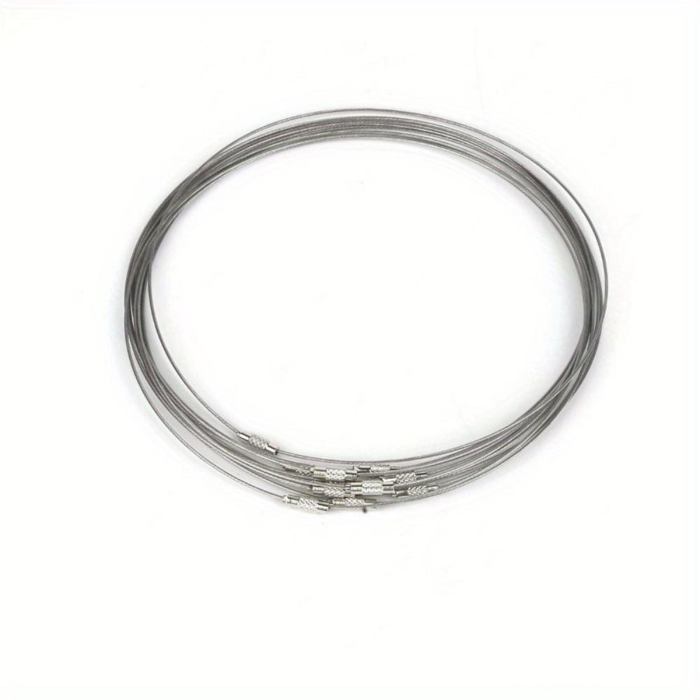 10pcs Steel Wire Bracelet Cords For Diy Jewelry Making Ideal For Bracelets Keychains Crafting Accessories Bracelet Making Kit Bracelet Making Supplies