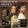 Shampoo Tinta per Capelli 3-in-1 Marrone Castagna - Colore Naturale a Lunga Durata, Delicato sui Capelli, Facile da Applicare e Risciacquare