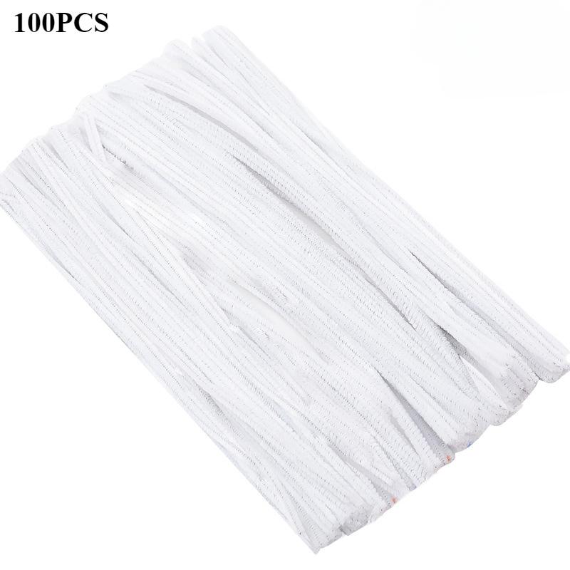 100Pcs Colorful Twist Sticks, Craft Sticks, Hair Accessories, Art Supplies, Sewing Notions, Tools and Materials