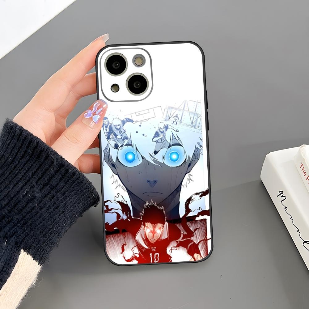 Blue Lock Anime Phone Case For Iphone 16 Plus 15 14 Pro Max 13 Mini 11 12 Xr X Xs 6 7 8 SE Plus Back Cover