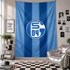 Schalke 04 Nástěnná tapisérie Domácí dekorace Závěsná látka na stěnu pro ložnici Obývací pokoj Pozadí