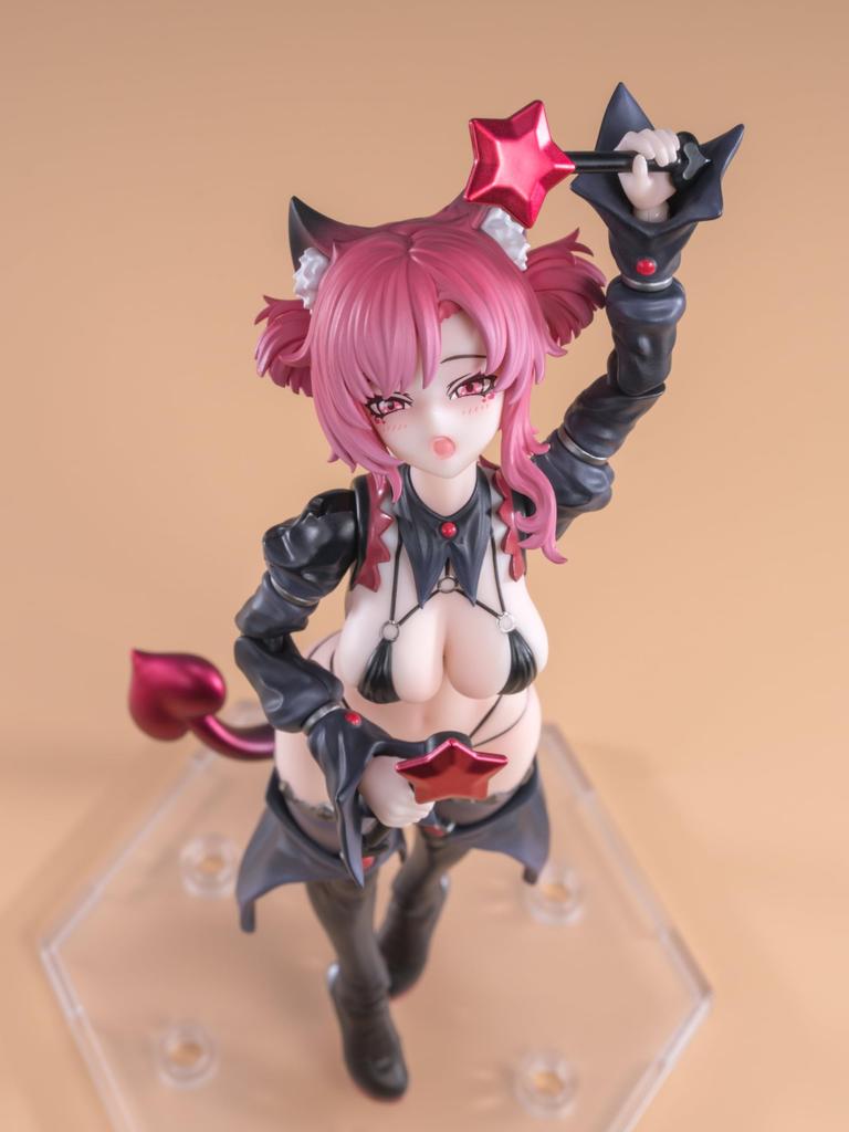 EXSSRION Apprentice Witch Hoshikawa Neko Scale and Alloy Painted Movable Figure [Red] 1/12 PVC, ABS, POM,