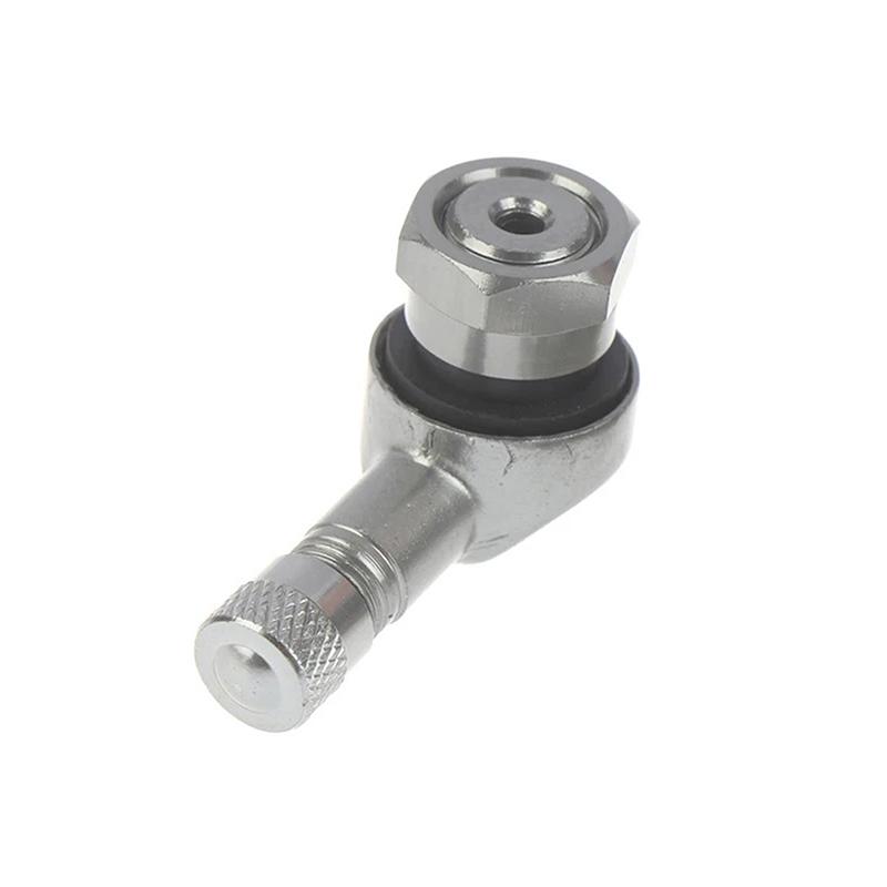 1Pc 90 Degree CNC Motorcycle Tire Valve Stems 17mm Universal CNC Aluminum Tubeless Valve Stems 10 Color Valve Caps