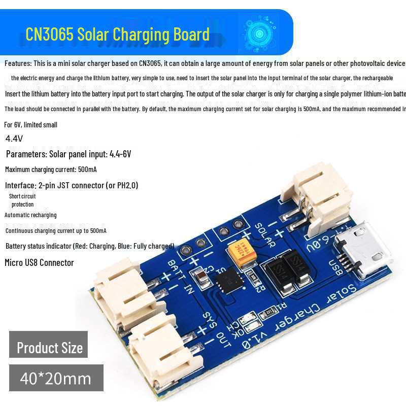 CN3791 MPPT Solar Panel Battery Charger for 6V-12V Lithium Batteries