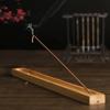 1Pcs 23cm Wood Incense Stick Holder Wooden Line Incense Burner Holder Sandalwood Coil Base Home Decoration 3mm Hole