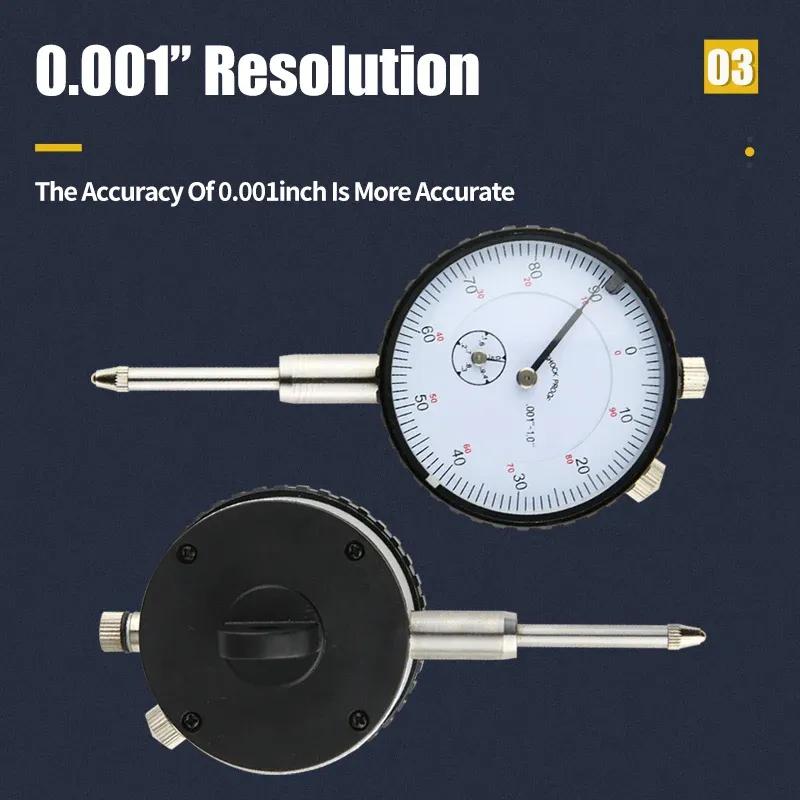 0-1" Dial Indicator Imperial Dial Bore Gauge Indicator Hour Type Micrometer Gauges For Measurement Tools Comparator Watch Metric