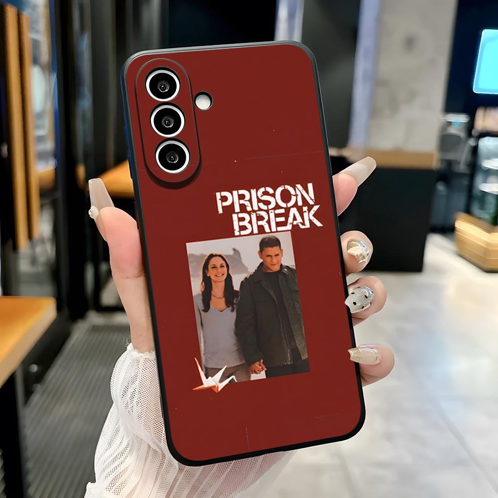 P-Prison Break TV Phone Case For Samsung A25 A13 A33 5G A54 A36 A35 A56 A52 A14 Shockproof Soft Cover