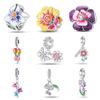 S925 Silver Mother's Day Gift Style Pendant Beads DIY Jewelry Accessories Bracelet 925 Silver