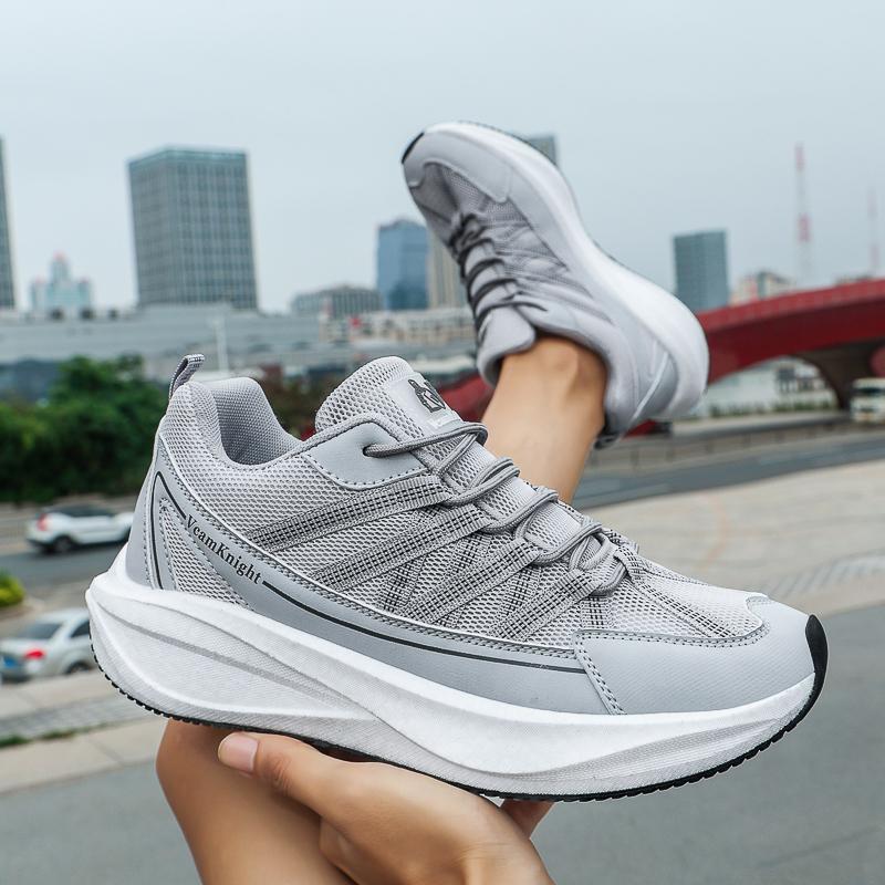 Men's Running Shoes Breathable Man Sports Sneakers Lace Up Comfort Casual Walking Shoes Athletic Training Footwear