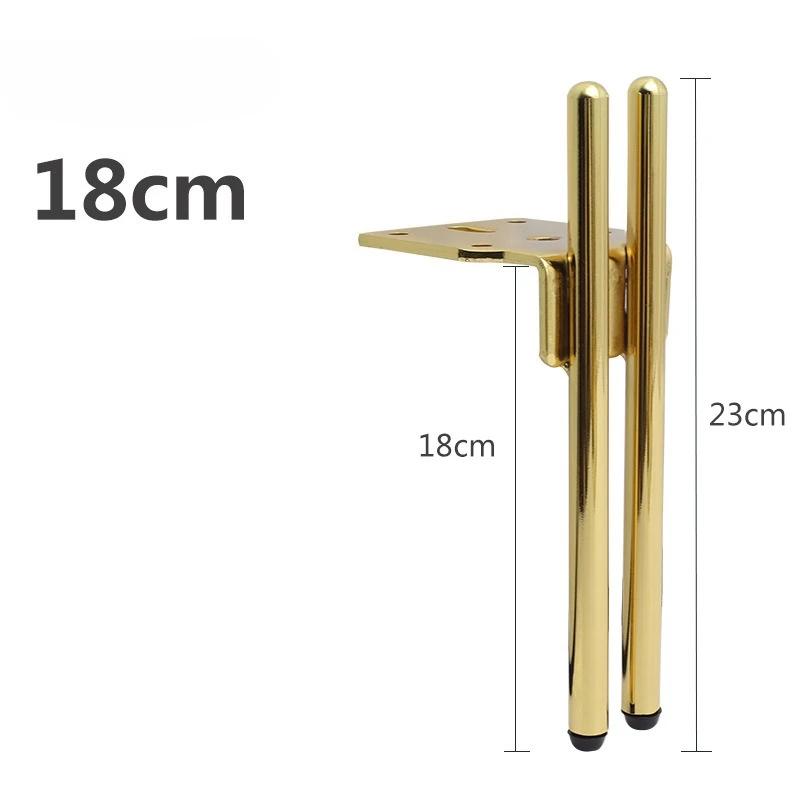 4pcs 13/15/18cm Metal Adjustable Furniture Legs Sofa TV Cabinet Feet Bathroom Cabinet Bed Support Leg Home Replacement Hardware