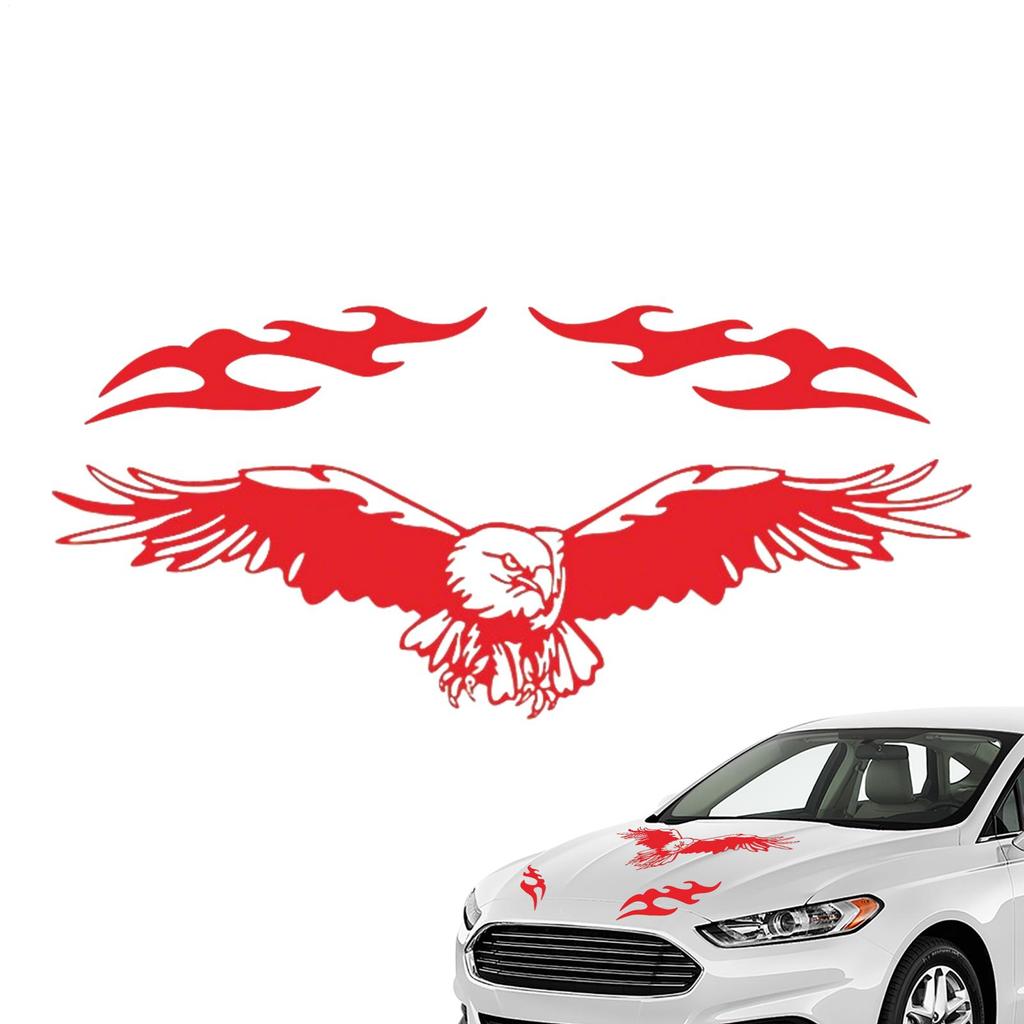 Eagle Spreading Wings Car Sticker UV-Resistant Eagle Adhesive Fashion Decor Waterproof Eagles Sticker For DIY Vehicles Auto