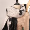 Mohair Wool Tassel Scarves Thick Braid Fringe Long Scarf Vintage Thick Shawl  Winter/ Autumn