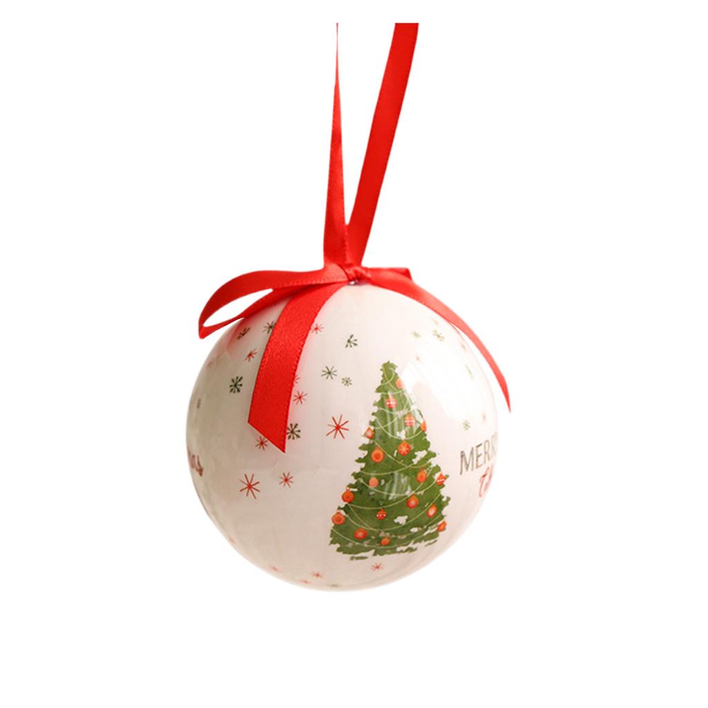 Christmas Hanging Ornament Balls Decorative Hanging Decorations For Tree Ornaments Window Indoor & Outdoo