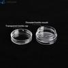 10pcs 2/3/5g Sample Clear Cream Jar Mini Cosmetic Bottles Containers Transparent Pot For Nail Arts Small Clear Can Tin For Balm