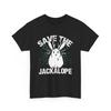 Save The Jackalope Vintage Rabbit Cryptozoology T-Shirt | Cryptid Shirt