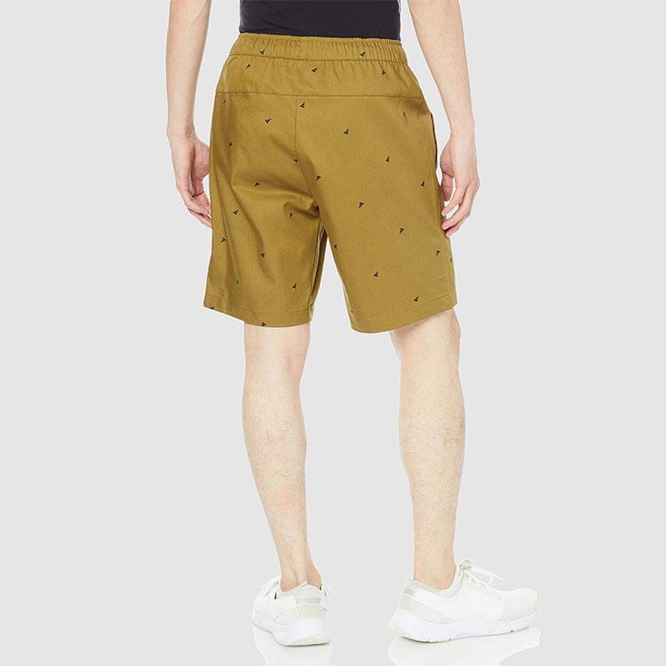 Adidas Logo Print Sports Casual Shorts Men Bottoms Olive-Green GP0947
