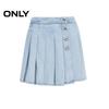 Only Women's Lyocell Blend Pleated Denim Skort Shorts