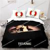 Movie Poster Cool Titanic Jack and Rose Bedding Set Single/Full/Queen Size 3D Print Duvet Cover Bedroom Decor Soft Set