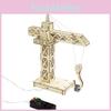 Diy Wooden Remote Control Crane Material Kit Children's Steam Education Handmade Small Production Crane Customizable Wood Material Pack