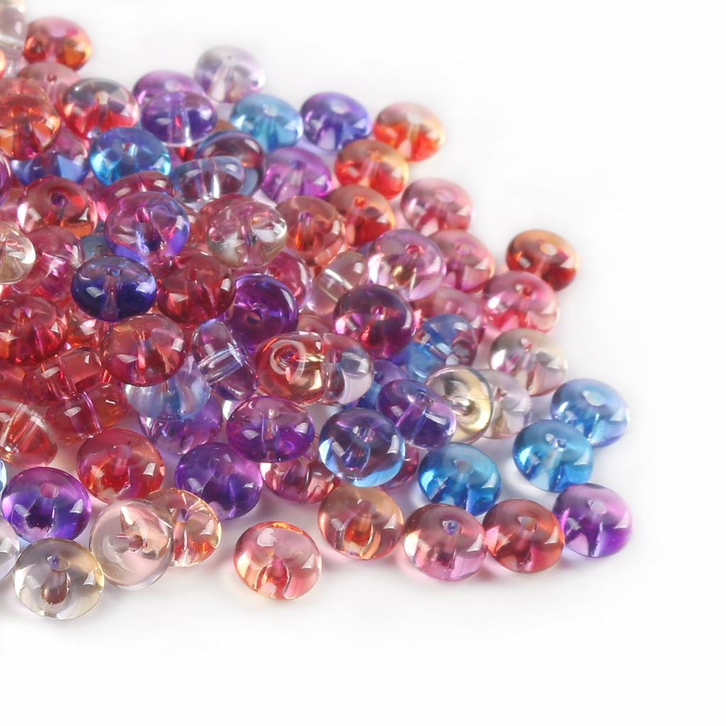 3X6Mm High-Quality Glass Rice Bead Abacus Loose Beads Diy Handmade Beaded Bracelet Necklace Jewelry Accessories