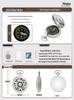 High-Precision Outdoor Pocket Watch Compass Pendant for Convenient Mountaineering and Exploration