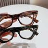 Ladies Cat Eye Reading Eyeglasses Unisex Women Men Anti Blue Light Computer Far-sight Glasses Finished Presbyopia Eyewear To+4.0
