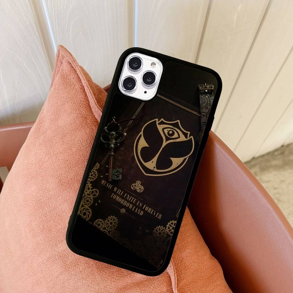 T-tomorrowland Logo Für iPhone 17 16 15 14 13 Pro 12 11 Pro Max Harte PC+TPU Handyhüllen Rückseite