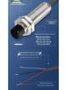 ZanIP68 Waterproof Metal Sensor: Detects Copper, Aluminum, Steel Distance with No Attenuation, NPN Normally Open, PNP