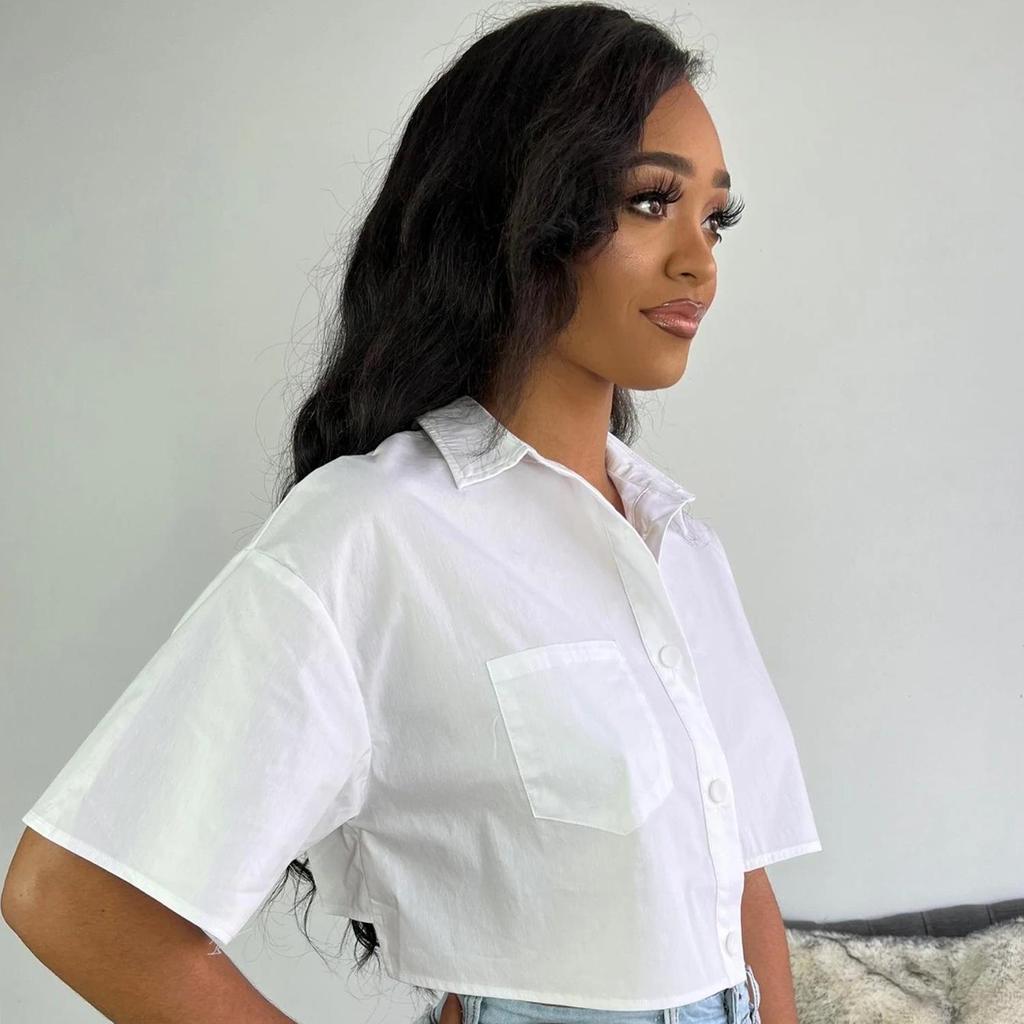 European & American Women's Fashion Casual Irregular Short-Sleeve Shirt - Summer New Arrival