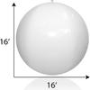 Remote Control LED Light-Up Beach Ball with 16 Color-Changing Lights