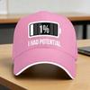 I Had Potential Sun Baseball Cap  Summer yk Funny Hip Hop Hats For Women Unisex Tennis Skate Snapback Cap