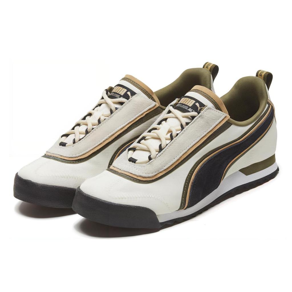 Puma Roma Alt Versatile Comfortable Low-Top Lifestyle Sneakers Unisex sneakers Beige Black 371688-04