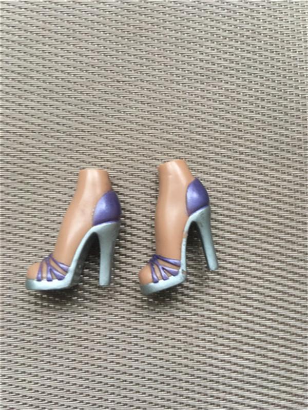 Original Doll Shoes High Heels Colorful Shoes Sexy Big Month Doll Heads