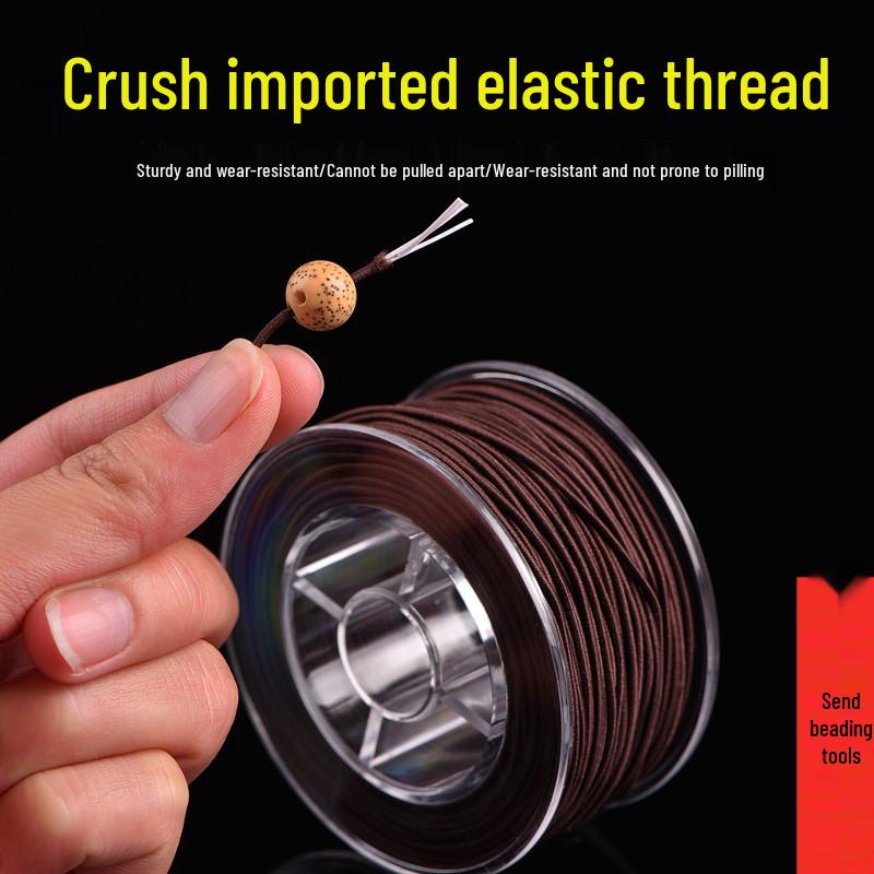 Buddha Beads Elastic Bracelet Cord: Durable Handmade DIY Wenwan King Kong Bodhi Beading Rope