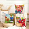 For Funny Clkidd N Various Sizes Square Pillow Case For Car Home Bedchamber Decor