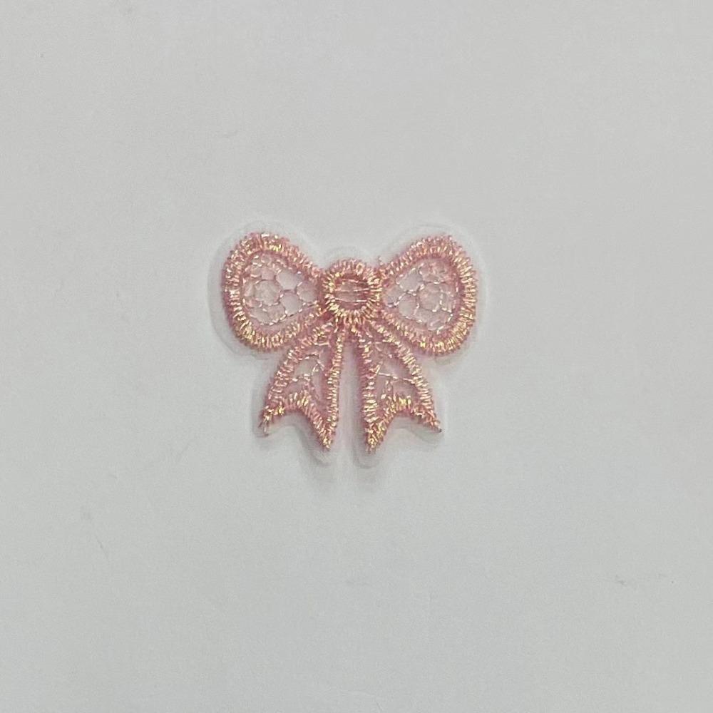 20pcs European Style Bowknot Applique Mini Mesh Embroidery Patch DIY Accessory Material Exquisite DIY Handmade Accessories