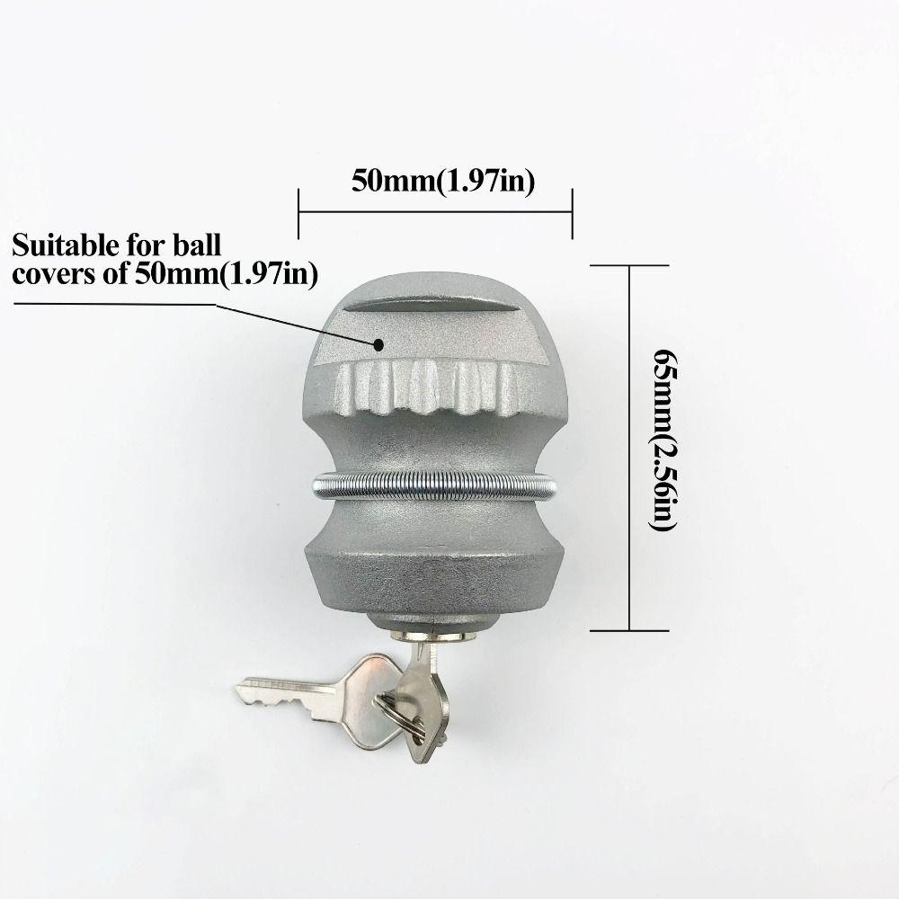 Dust Resistant Anti-Theft Lock Corrosion Resistant Coupling Tow Trailer Parts  Tow Vehicles