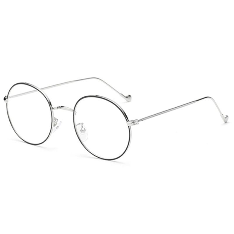 Fashion Metal Round Frame Reading Glasses Men Women Small Optical Unisex Eyewear +50 +75 +100 +150 +200 +250 To +600