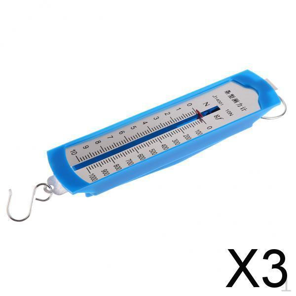 3x10N Newton Meter Force Gauge Spring Dynamometer Physics Lab Experiment