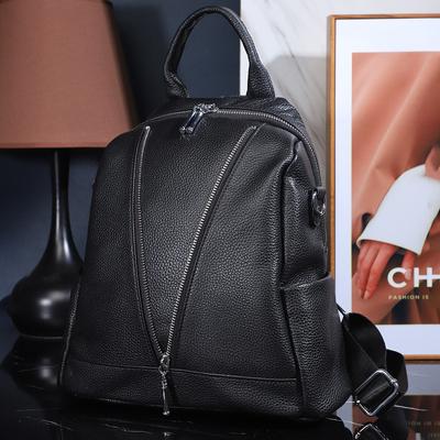Backpack Women All Korean Version of Fashion Soft Leather Ladies Small Backpack Travel Large Capacity Schoolbag
