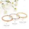 LEGAN Pink Gold Diamond Size K18PG Natural Made In Japan Ring, 13, Milgrain, Simple, Slim, Diamond, Women's,